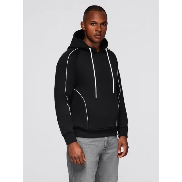  Pánská mikina OMBRE OM-SSNZ-0250 BLACK 