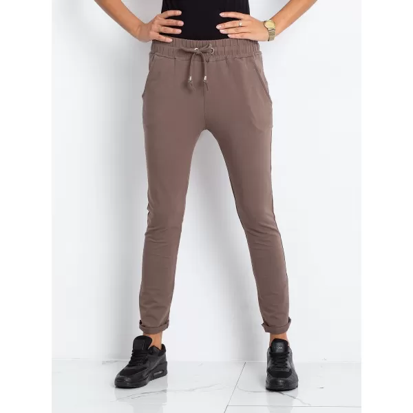  Dámské tepláky BASIC FEEL GOOD RV-DR-3698.08X BROWN 