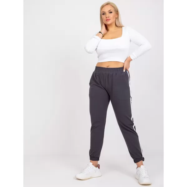  Dámské tepláky BASIC FEEL GOOD RV-DR-6643.95 GRAPHITE 
