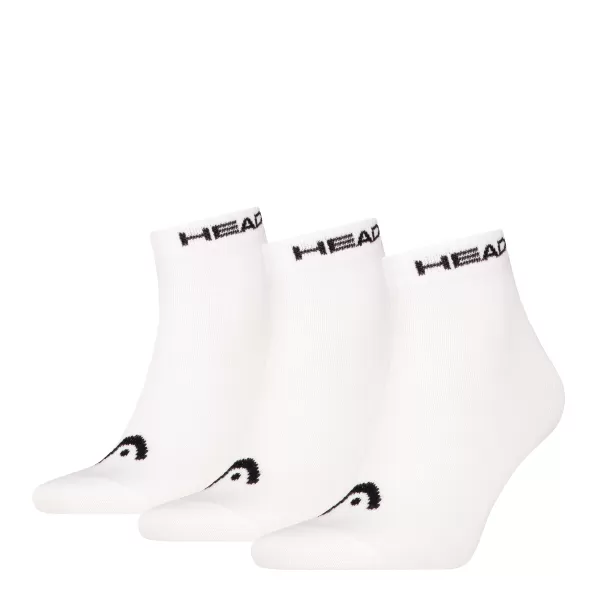  Ponožky HEAD ELEMENTS ALL SPORTS QUARTER 3P 701229010 WHITE 