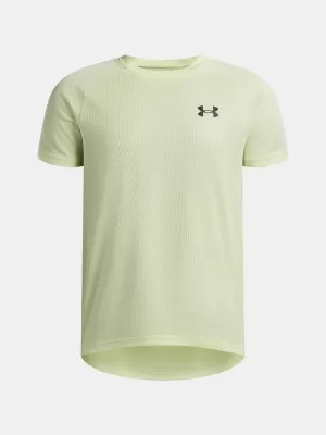 Chlapecké triko UNDER ARMOUR UA TECH TEXTURED SS 1382790-391 ZELENÁ