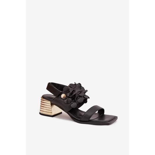  Dámské sandály D&A CR61-3062 BLACK 