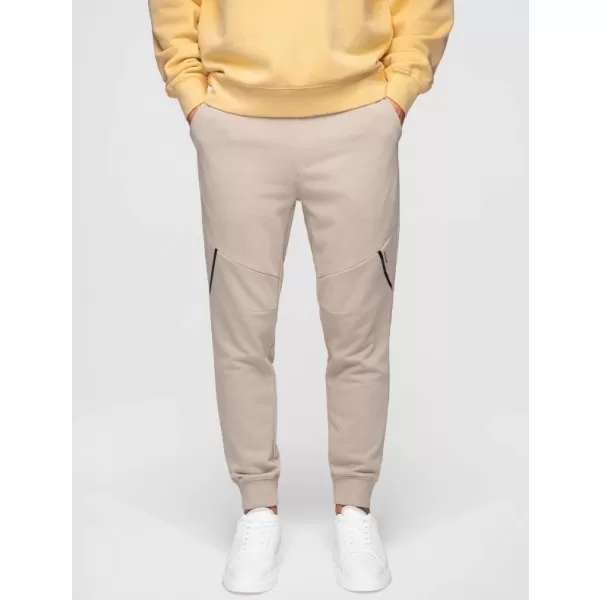  Pánské tepláky OMBRE OM-PASK-0280 BEIGE 