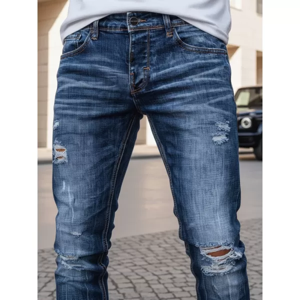  Pánské kalhoty DSTREET MODRÁ 