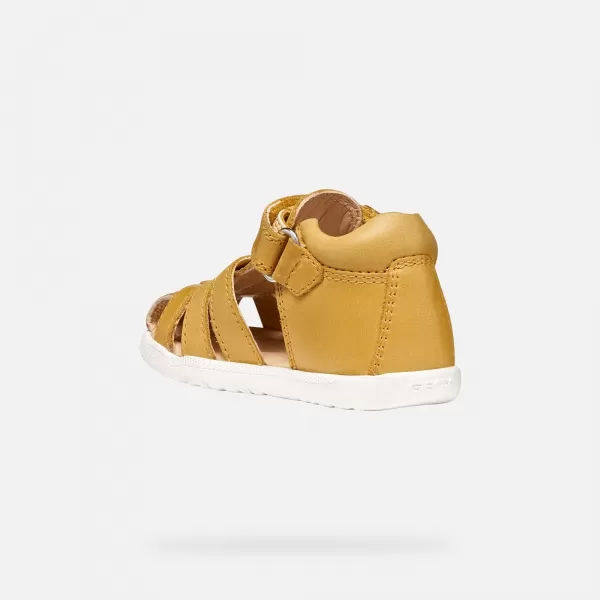  Chlapecké sandály GEOX SANDAL MACCHIA B254VA000CLC2003 ŽLUTÁ 