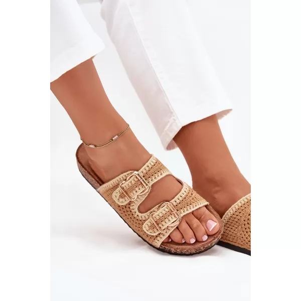  Dámské pantofle BOTO FENIRA 38672 CAMEL 