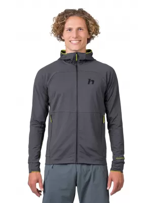 Pánská mikina HANNAH ETHAN HOODY BLACK OYSTER MEL