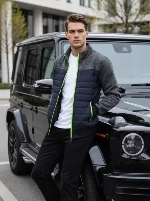 Pánská bunda DSTREET TMAVĚ MODRÁ