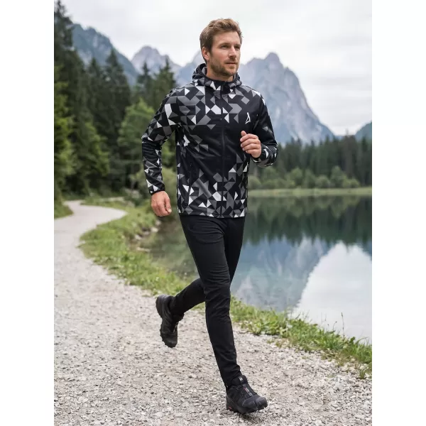  Pánská softshellová bunda premium ALTISPORT VOJ/ALM108JACK01 ČERNÁ 