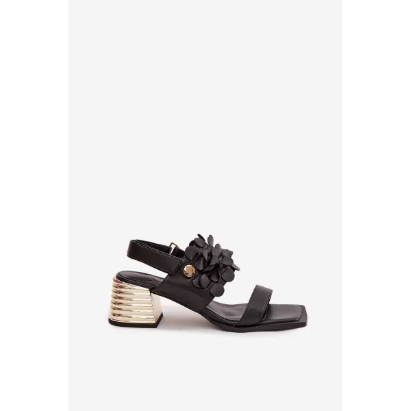  Dámské sandály D&A CR61-3062 BLACK 