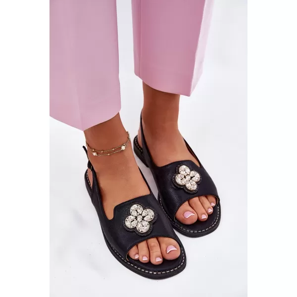  Dámské sandály S.BARSKI KV51-080 BLACK 