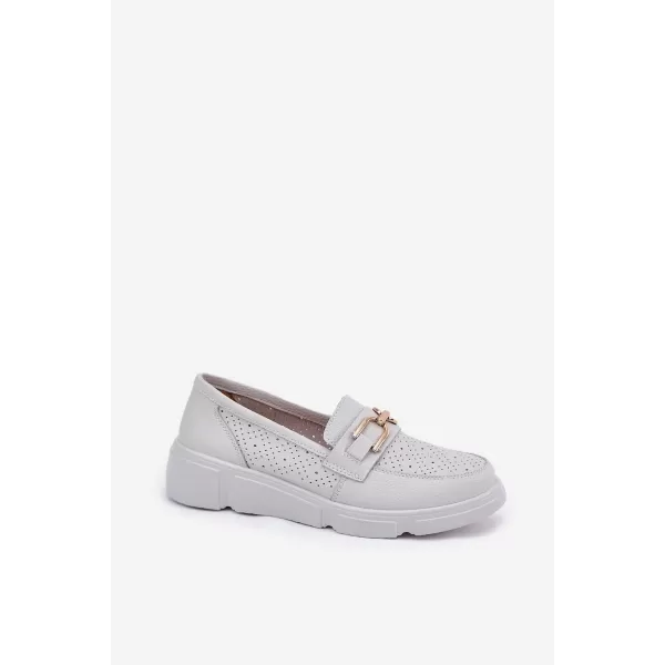  Dámské mokasíny VINCEZA 88007 WHITE 