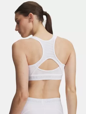Dámská podprsenka UNDER ARMOUR HEATGEAR HIGH 6011152-100 BÍLÁ