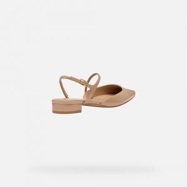  Dámské baleríny GEOX GISELDA15 G013213 SVĚTLE HNĚDÁ 