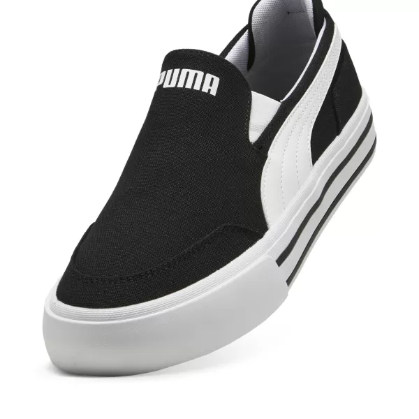  Boty PUMA COURT CLASSIC VULC SLIPON 400216_02 PUMA BLACK/PUMA WHITE 