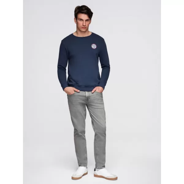  Pánská mikina OMBRE B1713 NAVY BLUE 