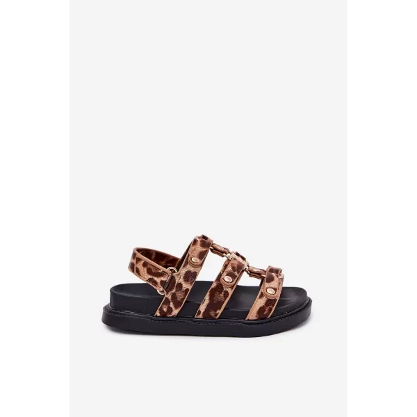  Dětské sandály BOTO LUNESSA 38047 LEOPARD 