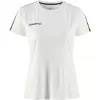Dámské kontrastní sportovní tričko CRAFT TW Squad Go Contrast Jersey W BÍLÁ