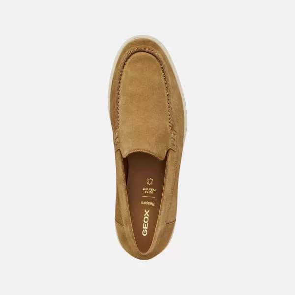  Pánské mokasíny GEOX SPHERICA EC17 G014396 HNĚDÁ 