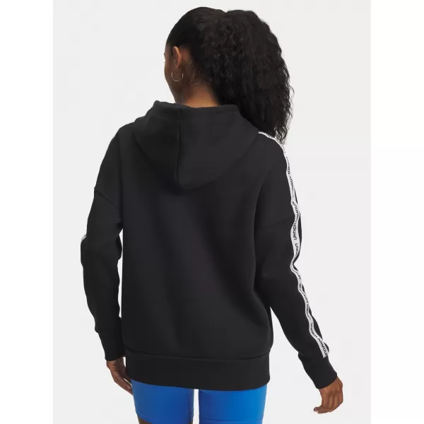  Dámská mikina UNDER ARMOUR ICON FLEECE TAPED HDY 6003708-004 ČERNÁ 