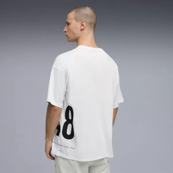  Pánské triko PUMA M GRAPHIC OVERSIZED TEE 528528_02 PUMA WHITE 