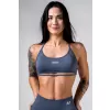 NEBBIA Open-back sportovní podprsenka POWER 890 GREY
