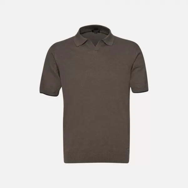  Pánské triko GEOX KNIT G012317 KHAKI 