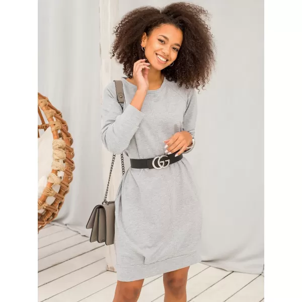  Dámské šaty BASIC FEEL GOOD RV-TU-5184.93P GRAY 
