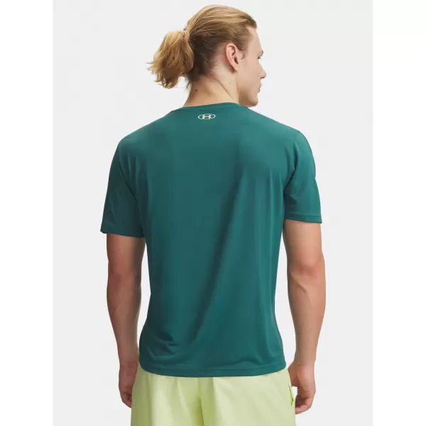 Pánské triko UNDER ARMOUR UA TECH TAPING SS 6012356-339 ZELENÁ 