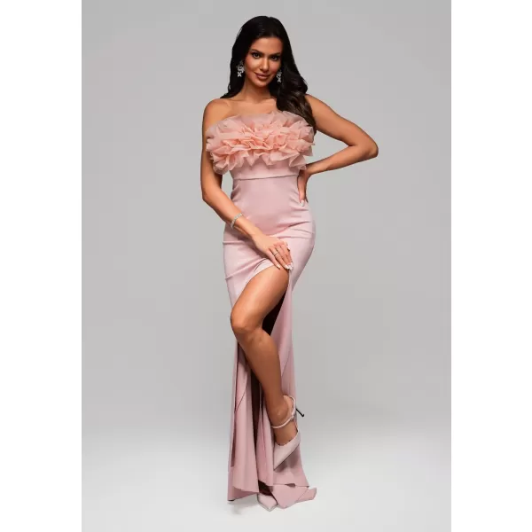  Dámské šaty LARICA LA-OM-DLR119 PINK 