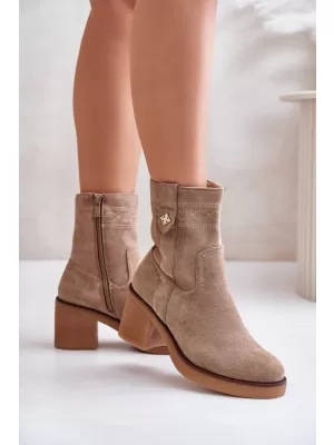 Dámské boty BOTO VAILIA 33844 BEIGE