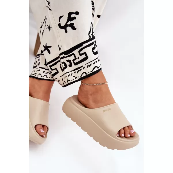  Dámské pantofle BIG STAR RR274A569 BEIGE 
