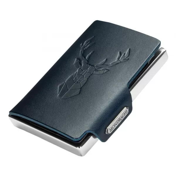  Peněženka MONDRAGHI Silhouette Modern Deer BLUE 