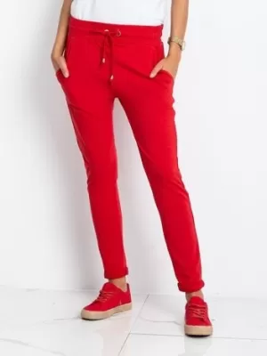 Dámské tepláky BASIC FEEL GOOD RV-DR-3698.07X RED