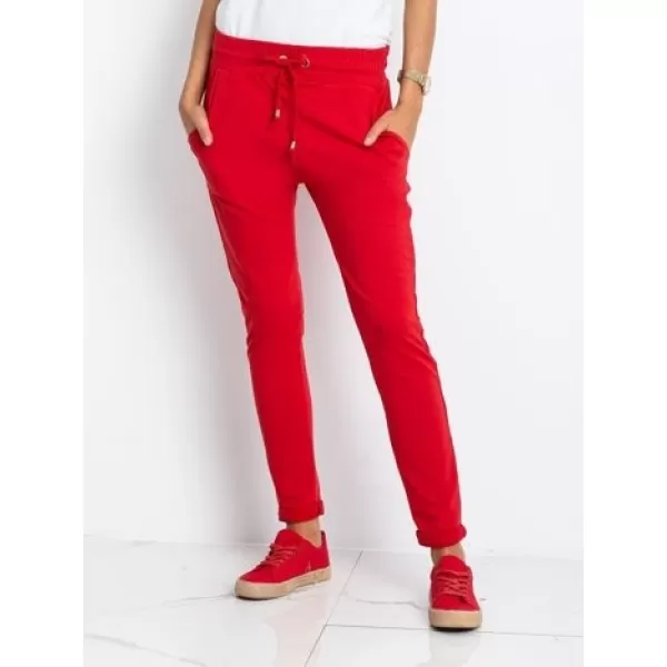  Dámské tepláky BASIC FEEL GOOD RV-DR-3698.07X RED 