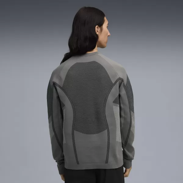  Pánská mikina PUMA X SAN SAN GEAR KNIT LS 632549-08 COOL MID GRAY 