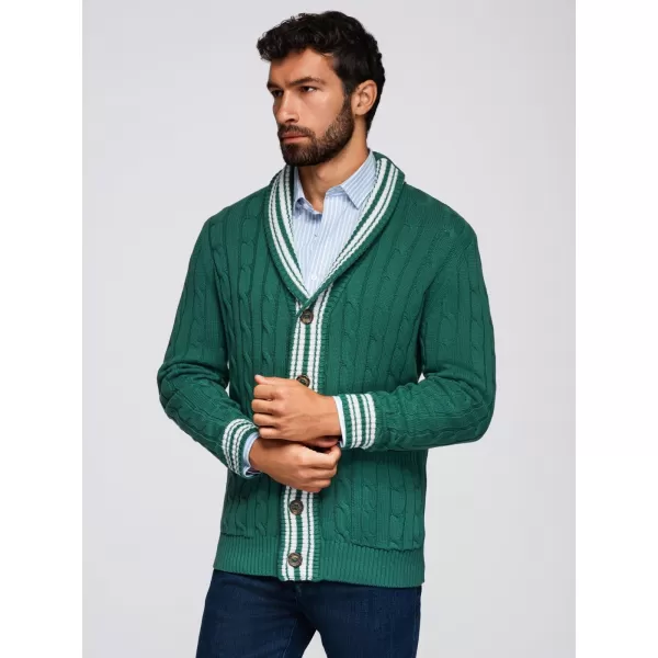  Pánský kardigan OMBRE OM-SWCD-0152 GREEN 