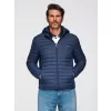 Pánská bunda OMBRE OM-JALP-0295 BLUE