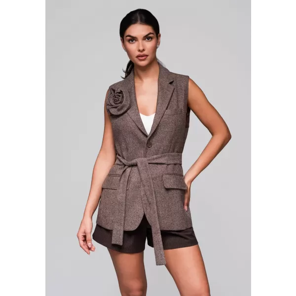  Dámská vesta LARICA LW-BLZV-0102 BROWN 
