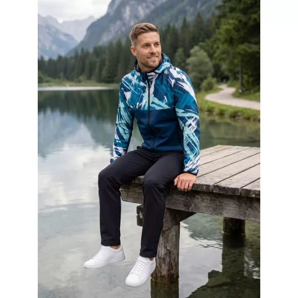  Pánská softshellová bunda premium ALTISPORT VOJ/ALM039JACK01 NÁMOŘNÍ MODRÁ 