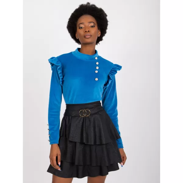  Dámská halenka ITALY MODA DHJ-BZ-6533A.44P DARK BLUE 