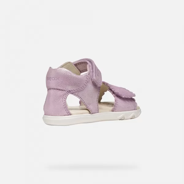  Dívčí sandály GEOX SANDAL STEPPIEUP B656QB000CRC8020 RŮŽOVÁ 