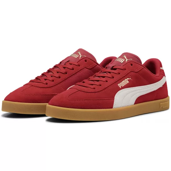  Pánské boty PUMA CLUB II ERA SUEDE 400717-08 FORATRED/P.WHITE/PUMA GOLD 