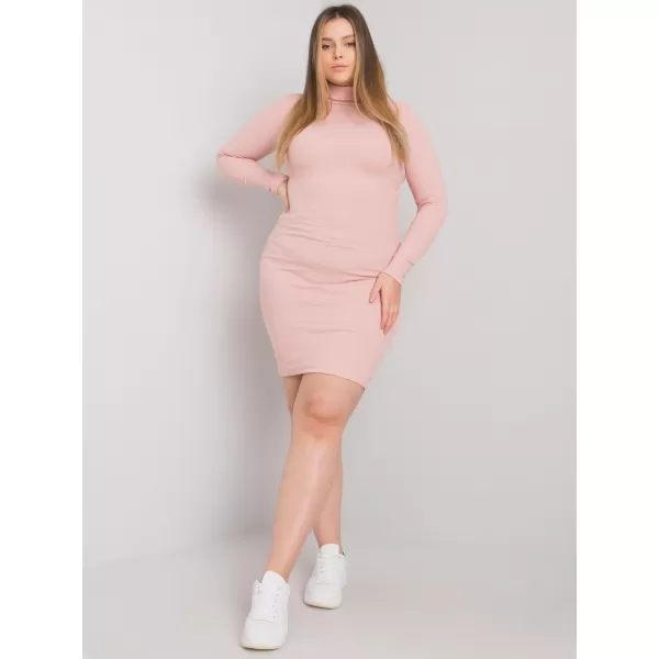  Dámské šaty RUE PARIS RV-SK-R5133.07P BRIGHT PINK 
