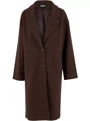 Dámský kabát URBAN CLASSICS TB6073 WARM BROWN