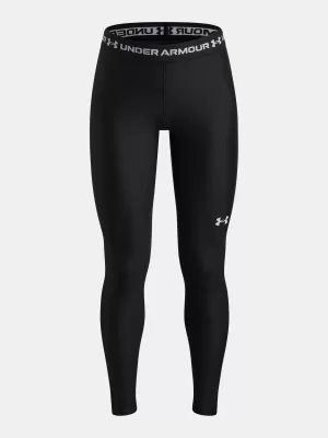 Dívčí legíny UNDER ARMOUR HEATGEAR LEGGING 6009975-001 ČERNÁ