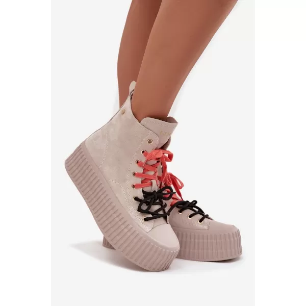  Dámské boty GOE SS2N4047 BEIGE 