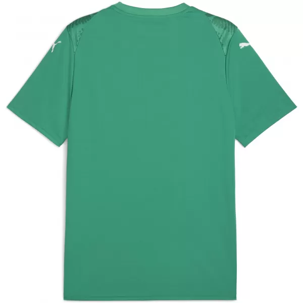  Pánské funkční triko PUMA TEAMULTIMATE JERSEY 706280-05 SPORT GREEN/PUMA WHITE 