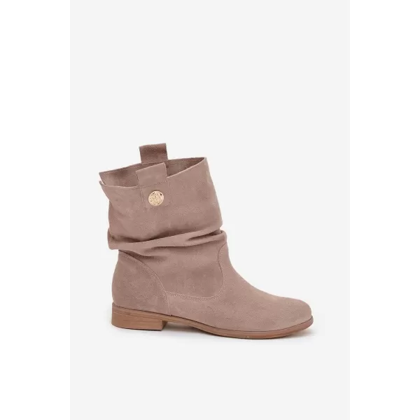  Dámské boty ZAZOO 4210 CAPPUCCINO 