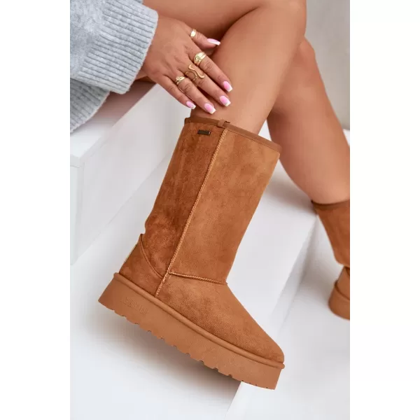  Dámské boty BIG STAR OO274893 BROWN/BEIGE 